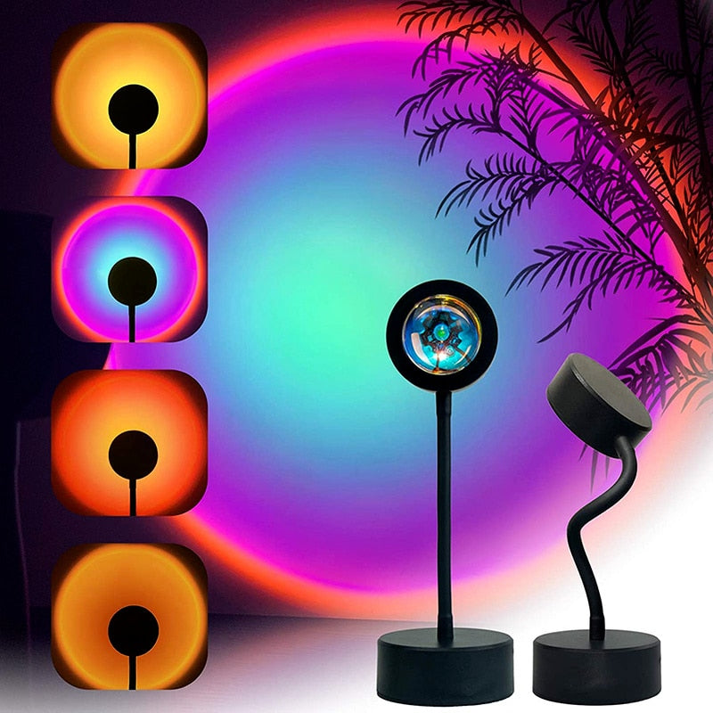 Sunset Aura Led Projection Lamp for Home Bedroom